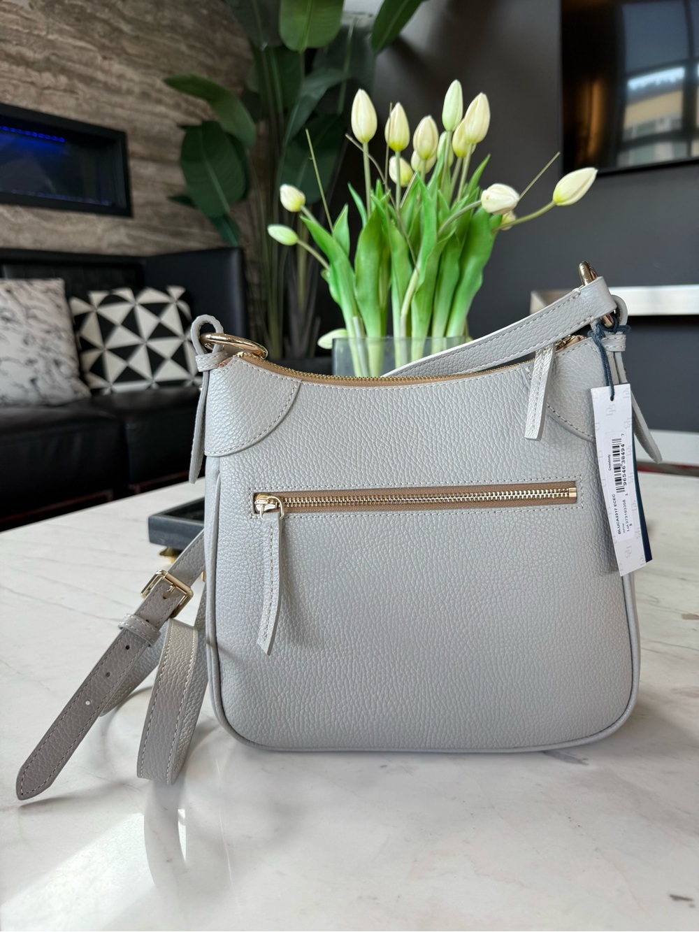 New Dooney & Bourke Lucca Leather Crossbody - Picture 13 of 16
